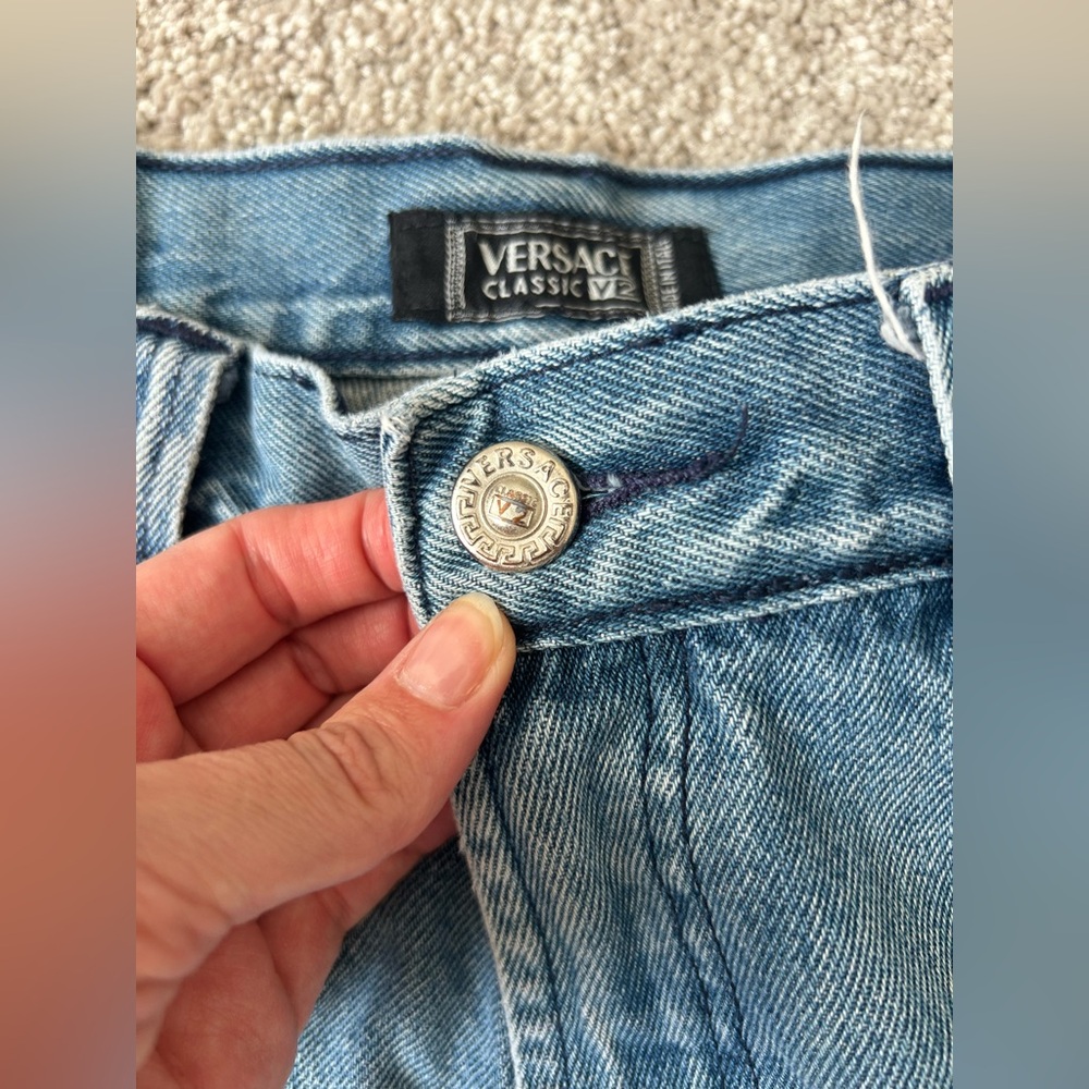 Vintage Versace Classic Denim Jeans size 34 - Picture 8 of 17
